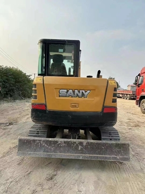 Excavadora de 5 toneladas utilizada Sany SY55 pintura original Excavadora hidráulica de tamaño mediano