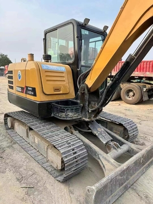 Excavadora de 5 toneladas utilizada Sany SY55 pintura original Excavadora hidráulica de tamaño mediano