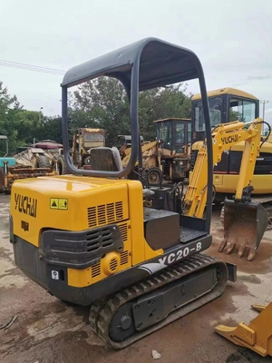 20KW Yuchai YC20-8 mini excavadora de 2 toneladas Bajas horas de trabajo 0-2000 Excavadora de rastreo