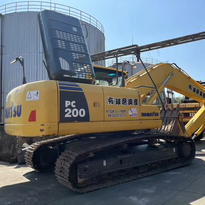 Año 2021 Excavadora Komatsu PC200 Usada Excavadora 20TON con pintura original