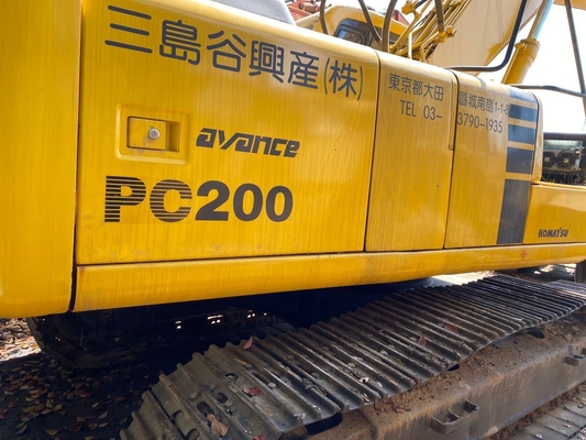 Año 2021 Excavadora Komatsu PC200 Usada Excavadora 20TON con pintura original