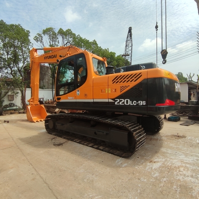 220LC Excavadora Hyundai Crawler de segunda mano en stock con otra bomba hidráulica