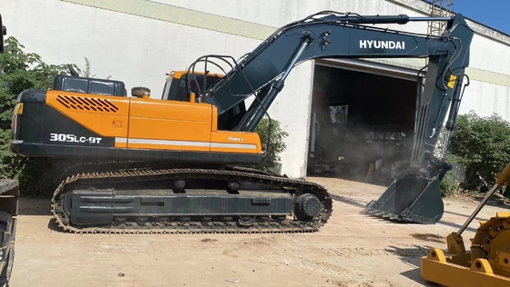 Excavadora Hyundai 305lc-9t usada con bomba hidráulica Liyuan y motor HINO