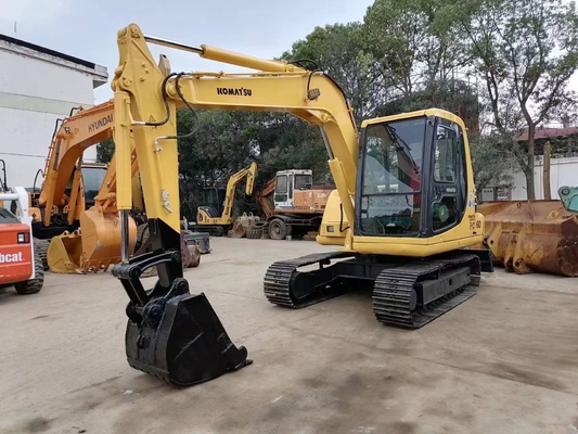 Excelente estado de uso Komatsu PC60 Excavadora de 6 toneladas lista para trabajar Excavadora de rastreo