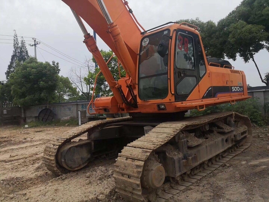 Excavadora Doosan DX500LC de segunda mano de 2021 con pintura original y buen estado