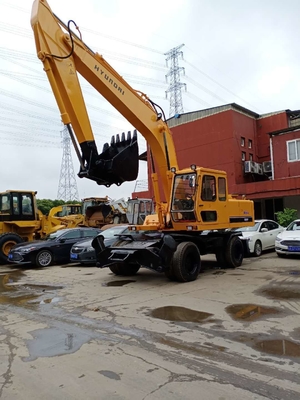 Excavadora de ruedas Doosan de segunda mano DH150W-7 Excavadora de Doosan usada