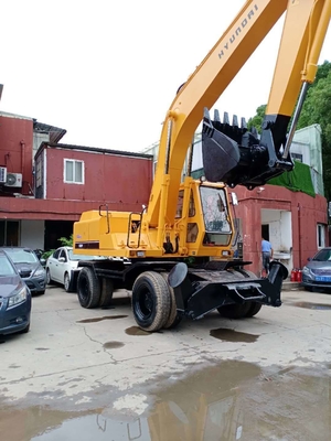 Excavadora de ruedas Doosan de segunda mano DH150W-7 Excavadora de Doosan usada