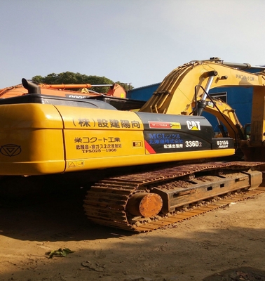 Excavadora de ruedas usada Caterpillar 336D2 con motor japonés original en perfecto estado