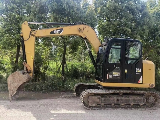 CAT 308E Mini excavadora usada Motor CAT utilizado Peso de funcionamiento de 8TON