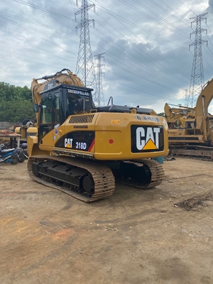 18000 KG Excavadora Cat 318d usada en buen estado y motor japonés original