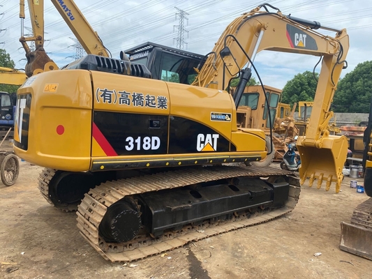 18000 KG Excavadora Cat 318d usada en buen estado y motor japonés original