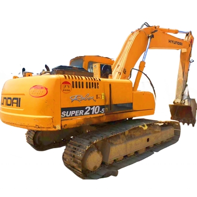 20 toneladas Hyundai 210-5 Excavadora Excavadora de segunda mano con motor HYUNDAI