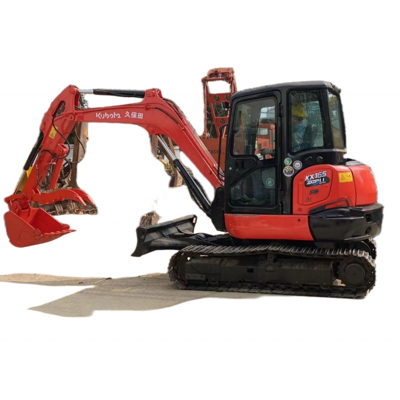 Excavadora de rastreo original japonés 6T Kubota KX165-5 en buen estado Motor EPA en Shanghai