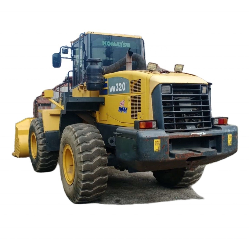 2022 Usado pintura original Japón EPA Motor WA320 Komatsu WA320-5 cargador de ruedas hidráulicas