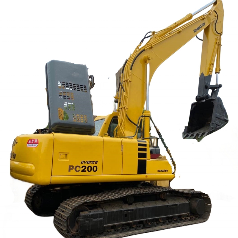 Excavadora Komatsu PC200 usada con cilindro hidráulico Liyuan y bomba en buenas condiciones