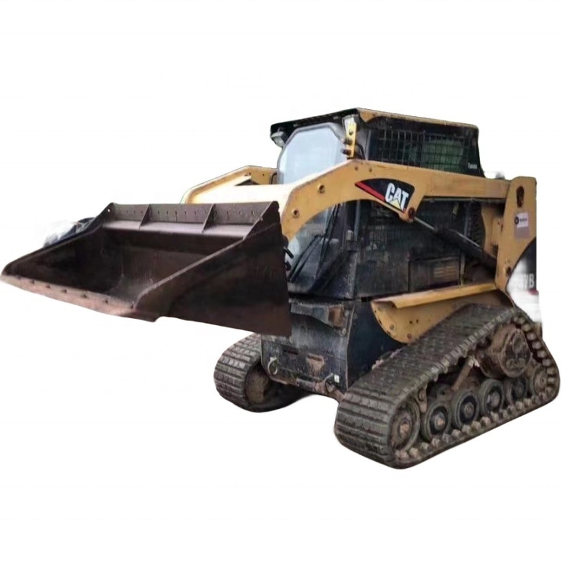 Cargador usado Japón CAT 247B con cilindro hidráulico Liyuan y 3000 kg de peso de la máquina
