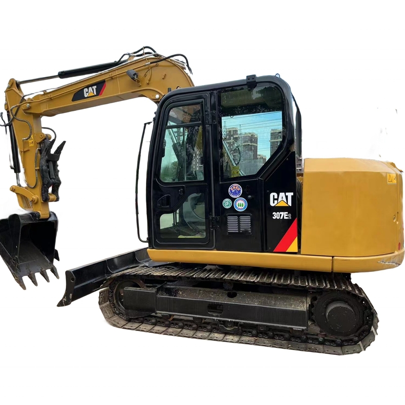 Máquina de tractor original Excavadora usada CAT 307E2 Mini Excavadora con válvula Liyuan