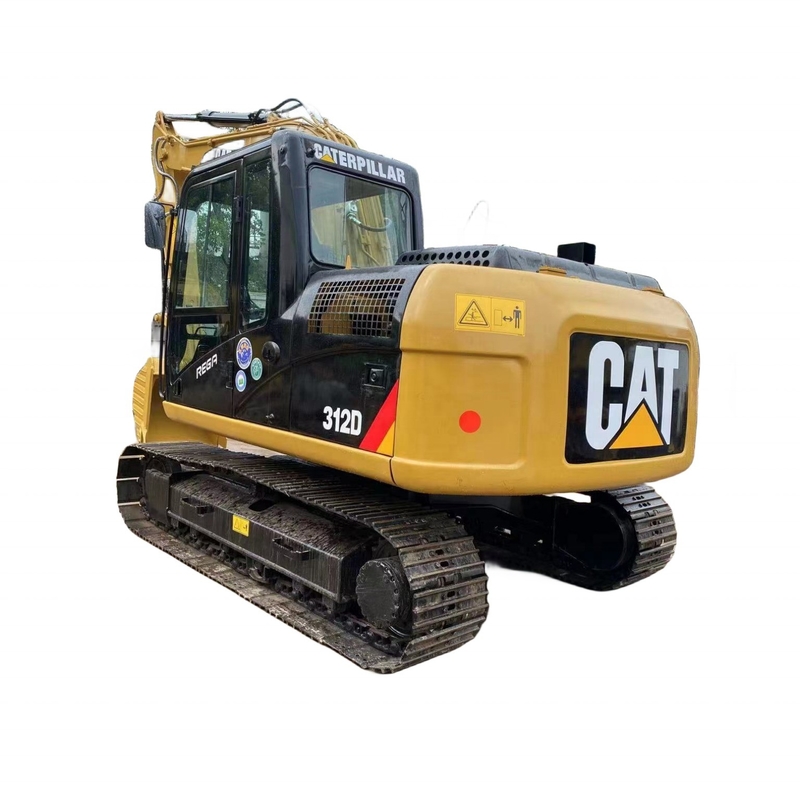 12000 KG Liyuan válvula hidráulica utilizada CAT 312D mini excavadora para el transporte marítimo en todo el mundo