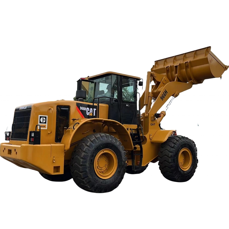 Japón Máquina de tractor original Cargador de ruedas usadas CAT 966H con válvula hidráulica Liyuan