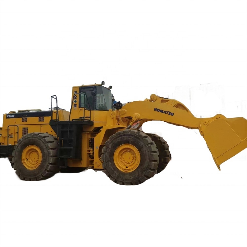Buena condición Cargador de ruedas de segunda mano Caterpillar WA 600 con motor CAT 2022 año