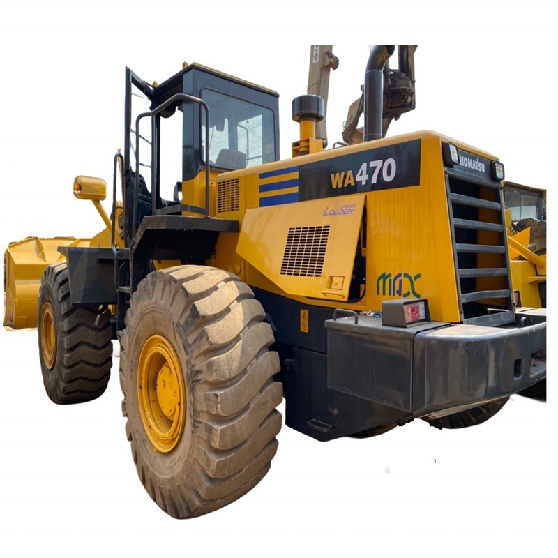 194kw Cargador de ruedas de segunda mano de 7 toneladas Gran carga válvula hidráulica Otros Komatsu WA 470