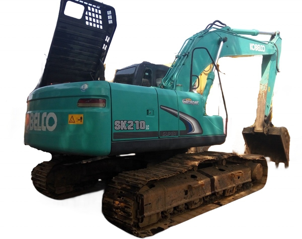 Excavadora usada Kobelco SK210LC Japón Tractor original con bajo consumo de combustible