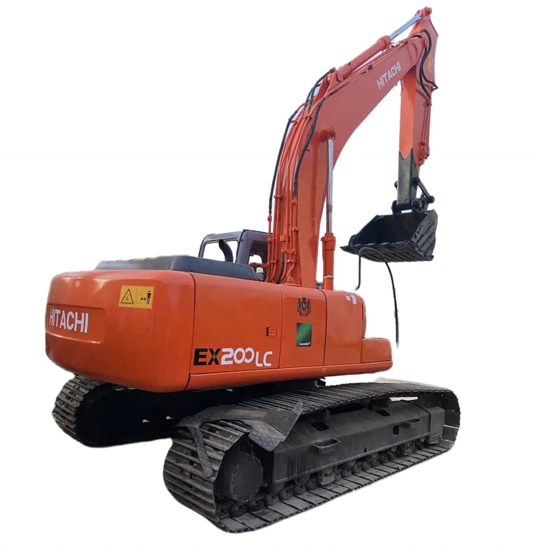 Hitachi EX200 Excavadora de rastreo en buen estado con motor EPA Excavadora original de Japón 20T