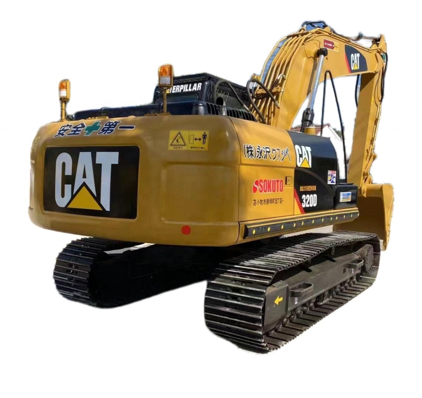 Excavadora usada Caterpillar Japón EPA Motor CAT 320D 96KW Excavadora hidráulica
