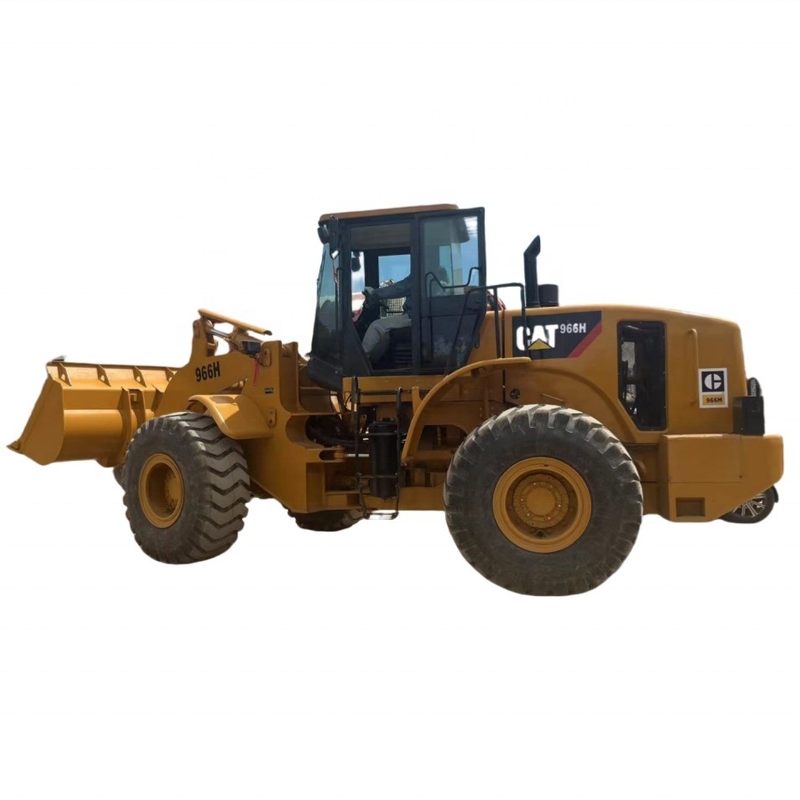Tipo de rueda móvil Japón Cargador de ruedas Caterpillar 966H usado y bomba hidráulica Denison