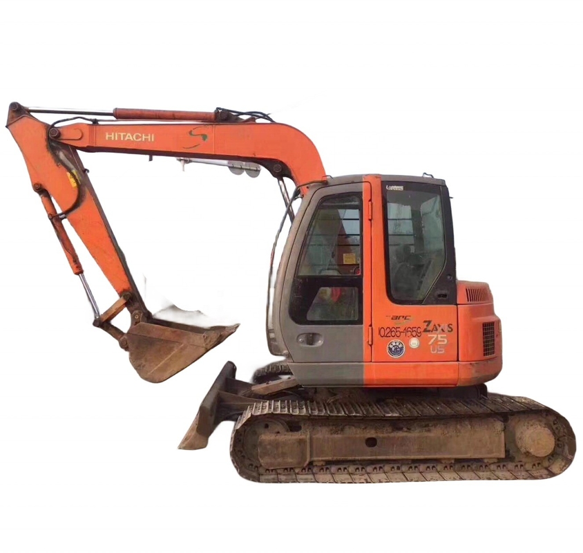 Excavadora japonesa original 7T Hitachi zx75us zaxis75us Excavadora de rastreo con motor EPA