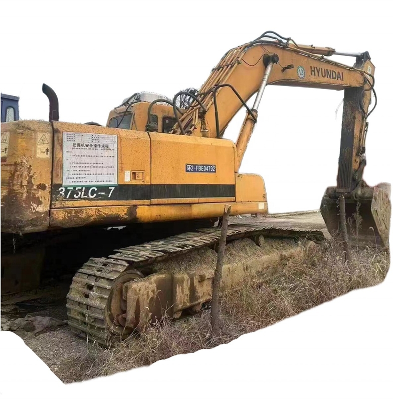 37 TON Corea EPA Motor Hyundai375LC Excavadora hidráulica Excavadora original de pintura usada