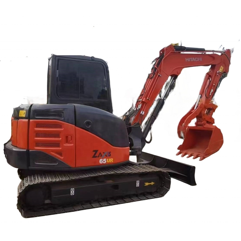 Excavadora de movimiento de tipo rastreador usada Hitachi ZX65UR para sus necesidades de construcción