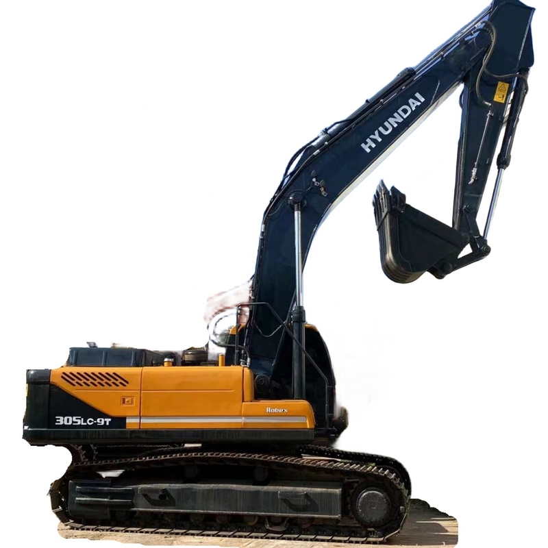 Excavadora Hyundai 305LC-9T usada con motor original y cilindro Liyuan en Corea