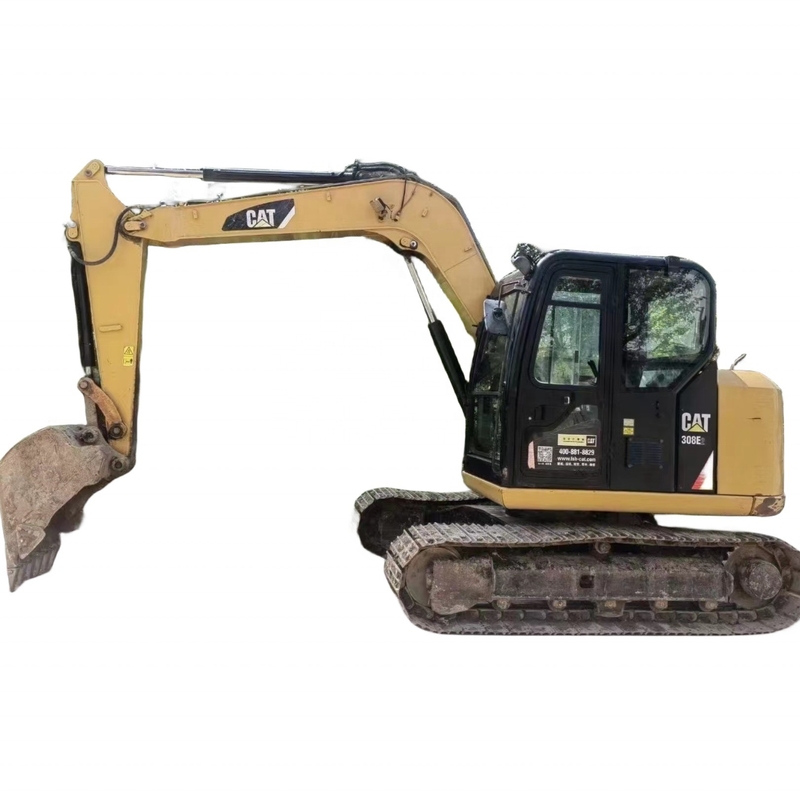 8 toneladas usadas Japón original pintura máquina de excavación diesel mini excavadora Caterpillar 308E2