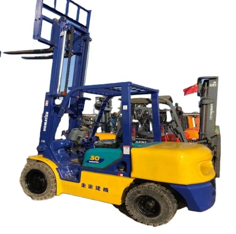 2023 Japón hecho motor diesel camión de montacargas usado Komatsu FD30-14 3TON en buenas condiciones