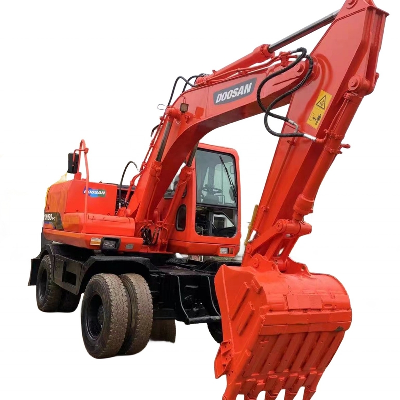 Japón Doosan DH150W-7 Excavadora con pintura original y capacidad de cubo de 0,1 m3 en Japón