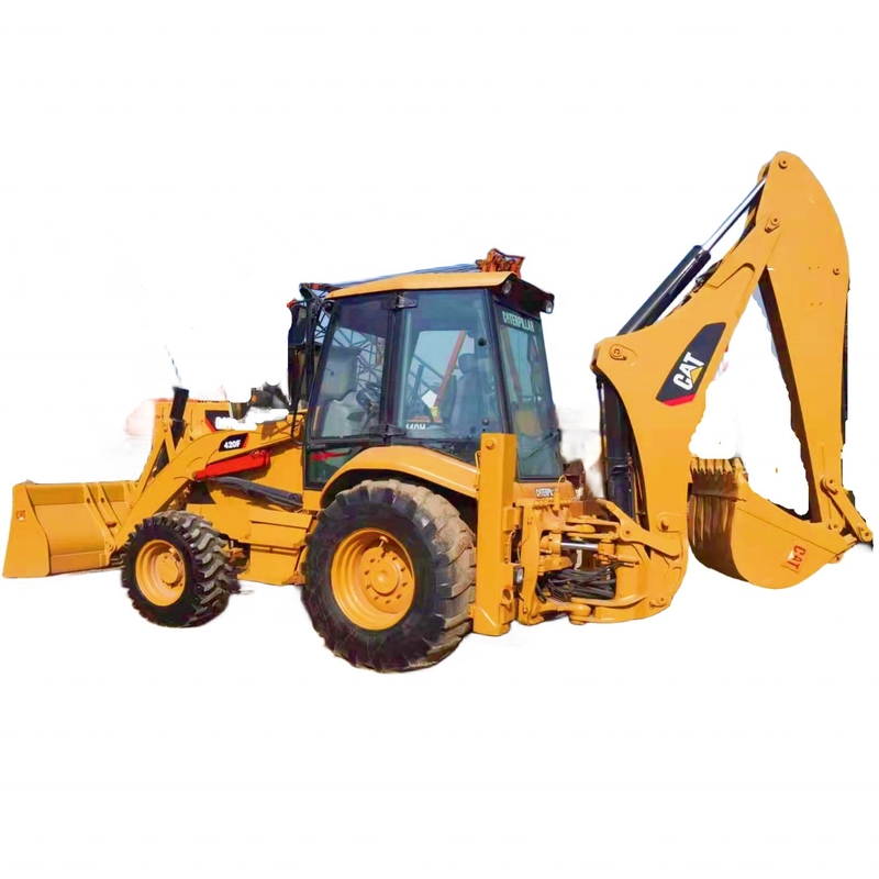 2017 año usado Japón pintura original 20ton Caterpillar 420F tipo móvil cargador de ruedas