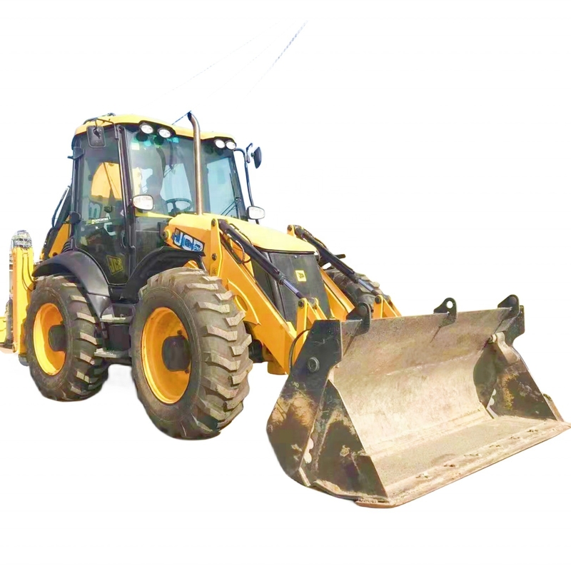 Jcb 4CX Cargador de retroexcavadora usado de 20 toneladas Japón Cargador de pintura original Cargador de ruedas de tipo móvil