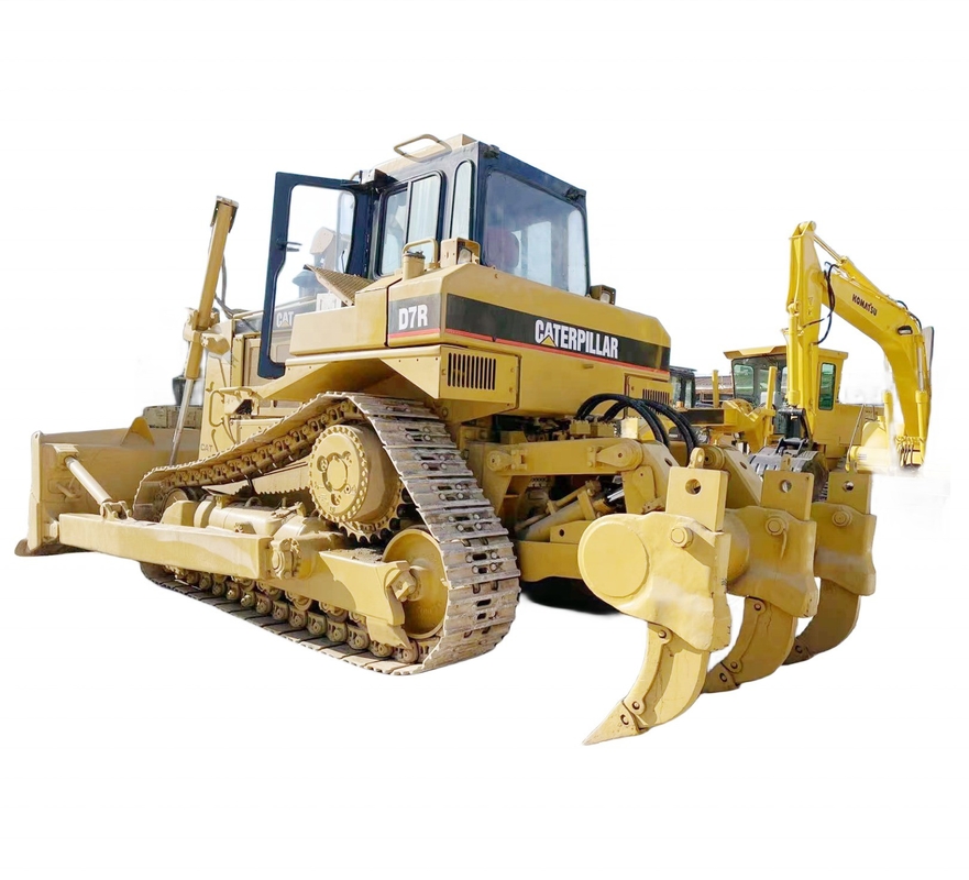 Pintura original usada Caterpillar D7R EPA Motor excavadora con capacidad de cubo de 3.6m3
