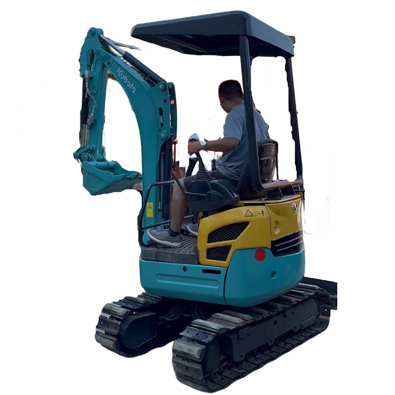 Excavadora Kubota U-15 usada con pintura original y bomba hidráulica Liyuan de Japón