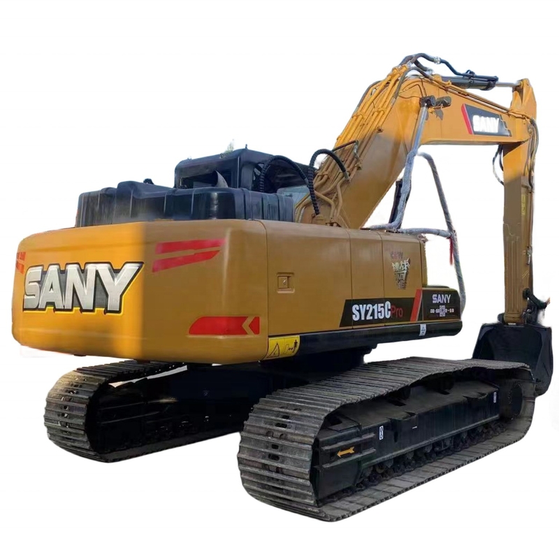 Excavadora Sany de 20 toneladas usada SY215C con pintura original y cilindro hidráulico Liyuan