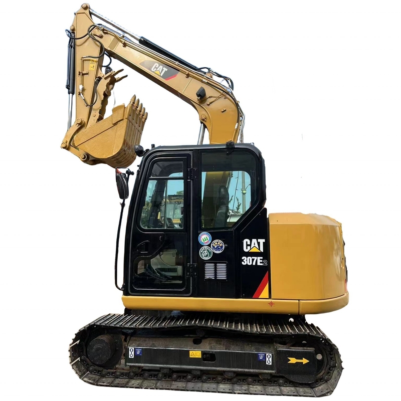 Original de Japón CAT MINI Excavadora 307E2 toneladas Excavadora 7 toneladas Peso de operación 27kW