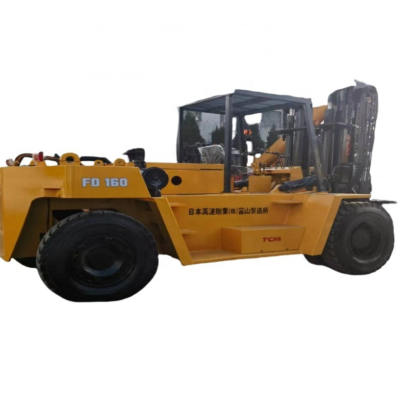 Camioneta elevadora diésel multifuncional usada TCM FD160 Camioneta elevadora 16TON para construcción en Shanghai