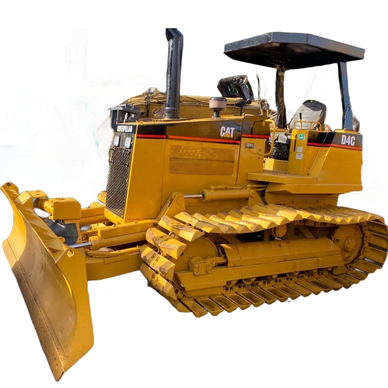 CATERPILLAR 20ton Bulldozer usado D4C pintura original Japón para obras de construcción