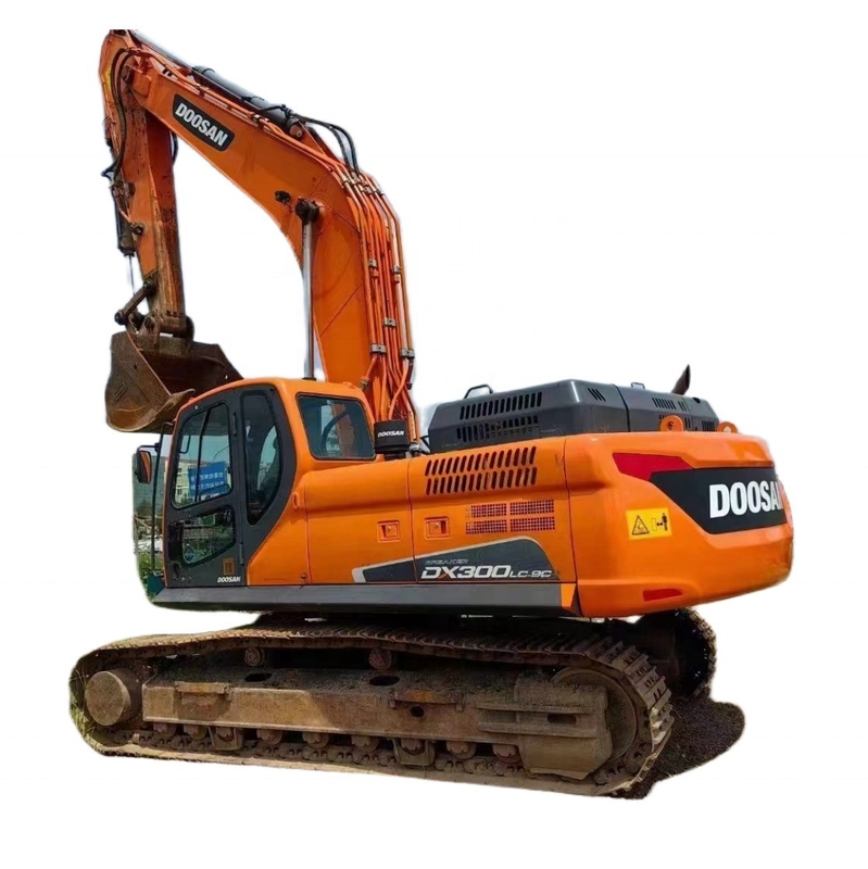 30 toneladas usadas Doosan DX300LC-9C Excavadora hidráulica pintura original y motor EPA Corea