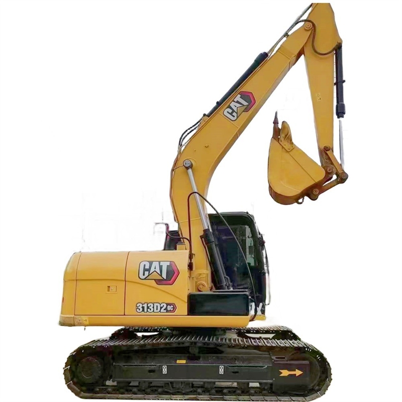 Excavadora de rastreo usada Cat 313d2gc con cilindro hidráulico original en buen estado