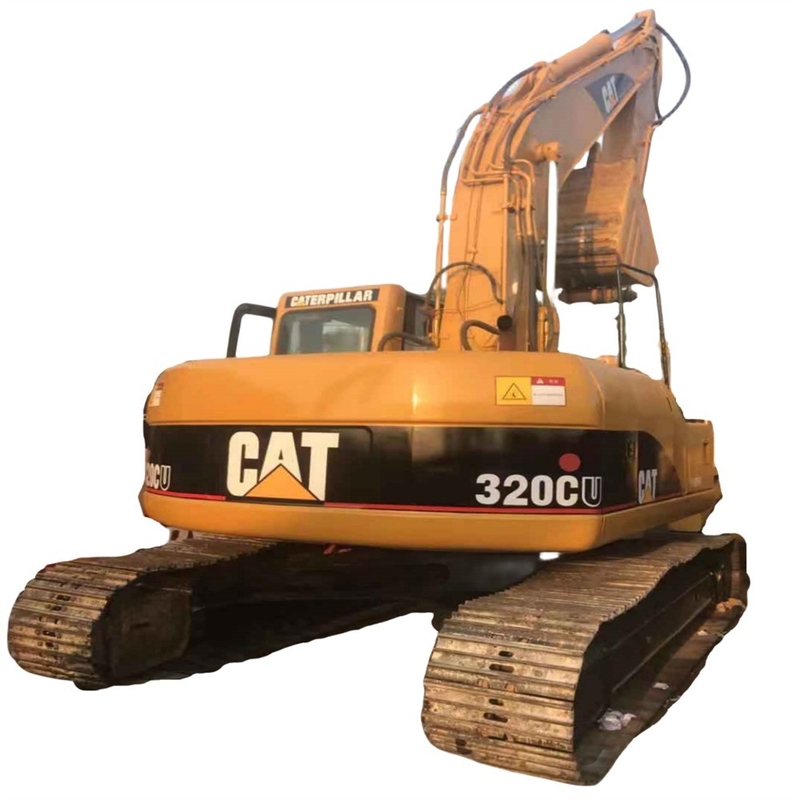 Color original Excavadora de rastreo usada 320CU con buen estado y capacidad de cubo 0.8m3