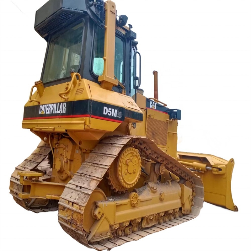 Buen estado CAT D5M bulldozer usado tractor de color original a un precio asequible