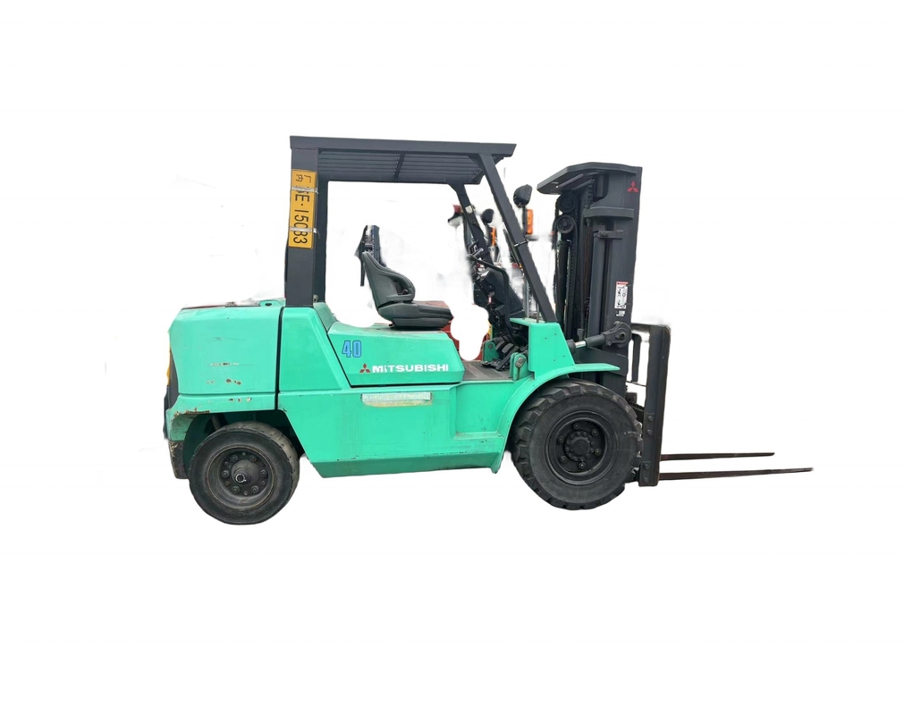 Camión elevador Mitsubishi FD40 diesel usado con 4TON Max. Carga de elevación en buenas condiciones