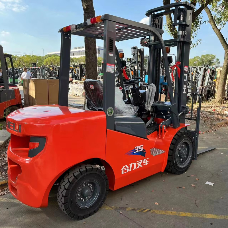 3500 KG Heli 35 3,5 toneladas de carretilla elevadora usada en buenas condiciones para las pequeñas empresas